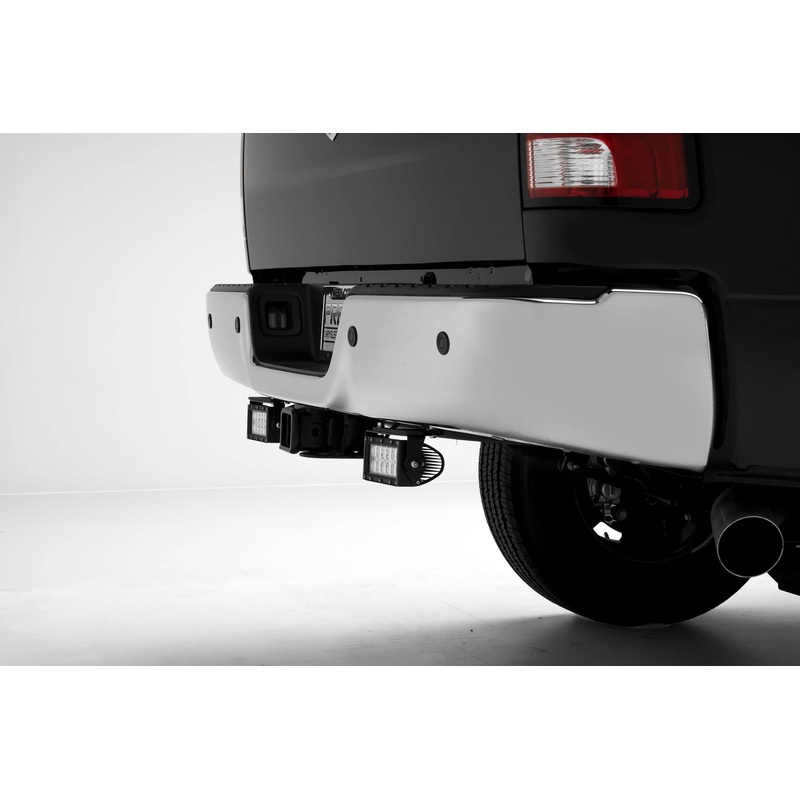 ZROADZ Z384521-KIT Black Mild Steel Rear Bumper LED Kit Fits 2009-2018 Ram 1500