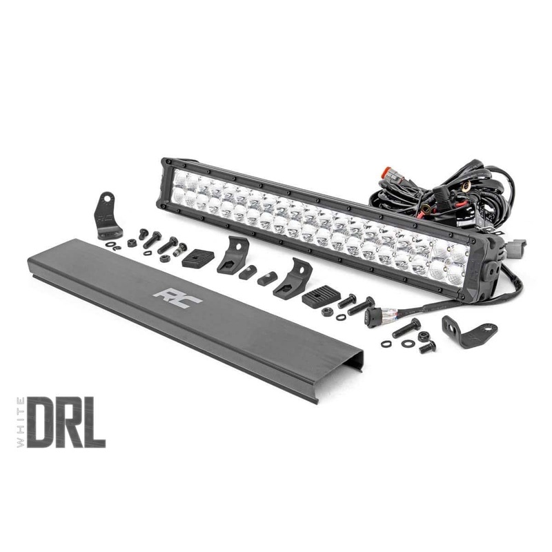 20 Inch Chrome Series LED Light Bar | Dual Row | Cool White DRL