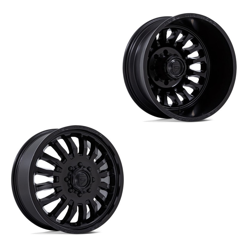 20×8.25 Fuel Off-Road D867 Arc Blackout 99-04 FORD DUALLY Wheels 8×170 Set of 6 (Fits UP to 13.50 tire)