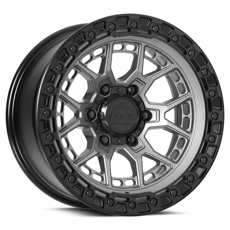 Lock Off-Road Commando Wheel (Matte Grey)