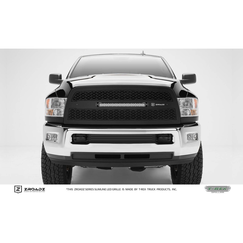 T-REX Grilles Z314521 Black Mild Steel Laser Cut Pattern Grille Fits 2013-2018 Ram 2500 3500