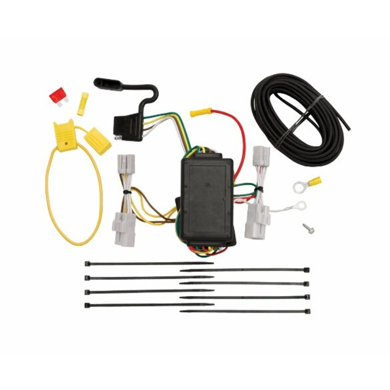 Tekonsha 118412 T-One T-Connector Harness, 4-Way Flat, w/Circuit Protected ModuLite Module, Compatable with 2006-2012 Toyota RAV4, 2008-2010 Toyota Sequoia,Black