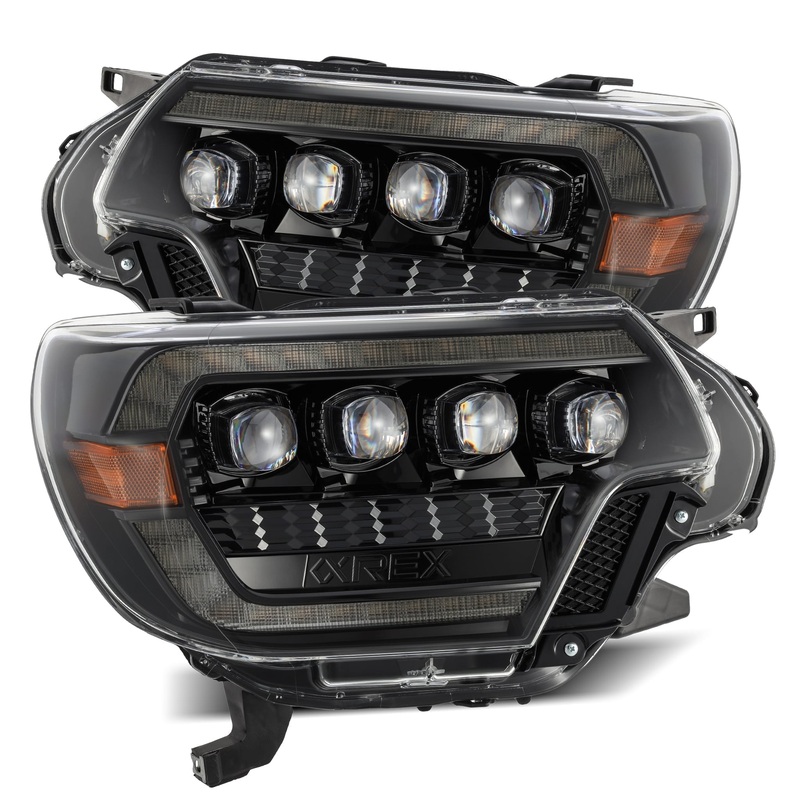 Alpharex NOVA-Series LED Projector Headlights Alpha-Black for Tacoma (2012-2015)