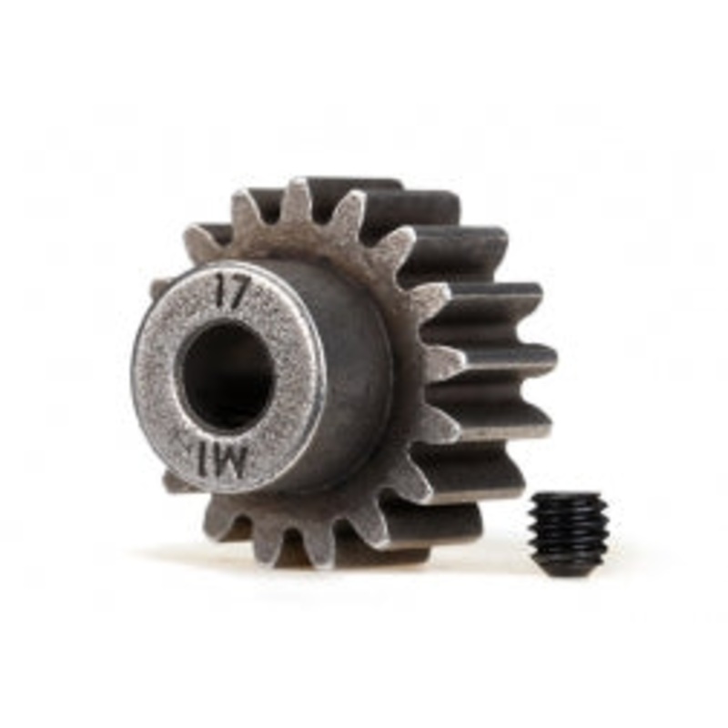 Traxxas gear, 17-t pinion 1.0 mp