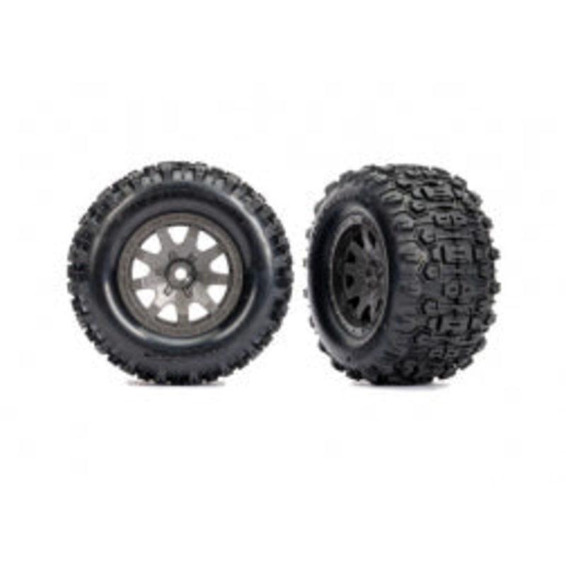Traxxas Mini Maxx Tires & wheels, assembled