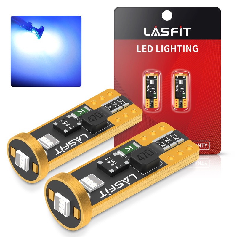 194 168 158 2825 LED Interior Door Map Trunk Step well Lights | Cool Blue, 2 Bulbs