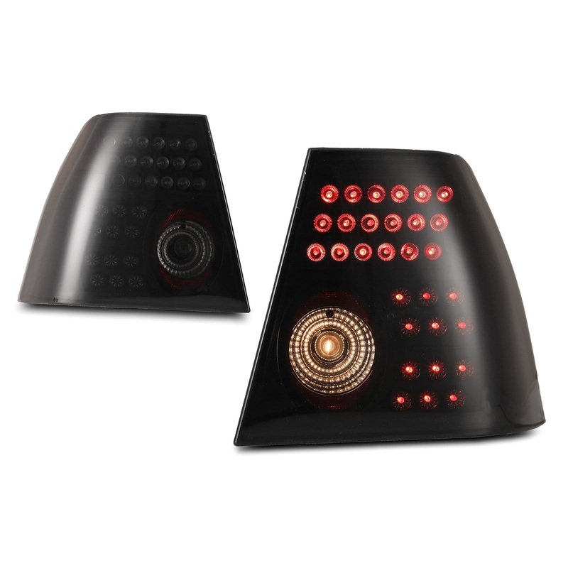 For 1999-2003 Volkswagen Jetta LED Tail Light – Black/Smoke