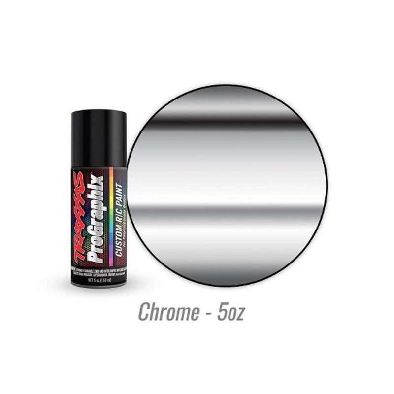 Traxxas body paint, chrome 5oz