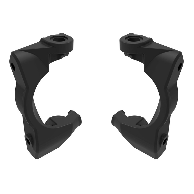Traxxas Mini Maxx Caster blocks (c-hubs), left & right (black)