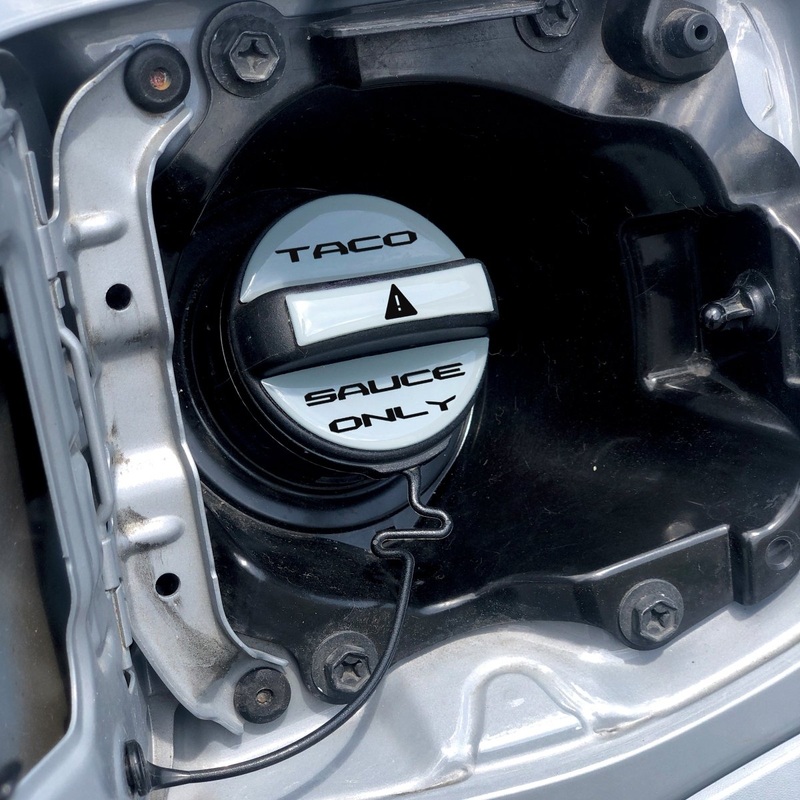 Tufskinz Fuel Cap Accent Trim for Tacoma (2016-2023)