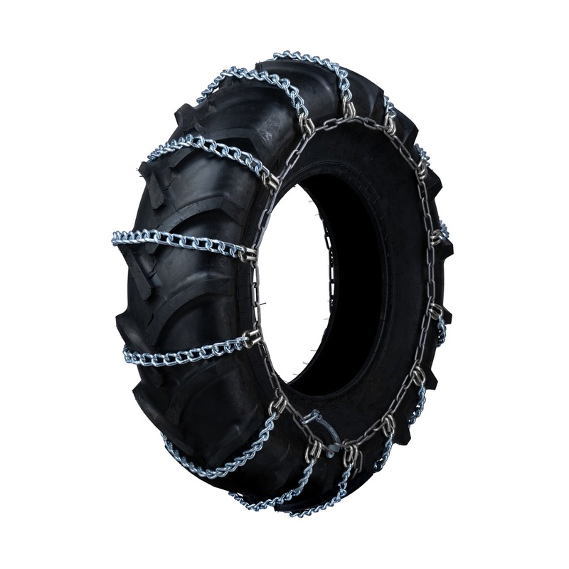 9.5-16 Fieldmaster Round Twist 4 Links Tractor Chains – 1 Pair