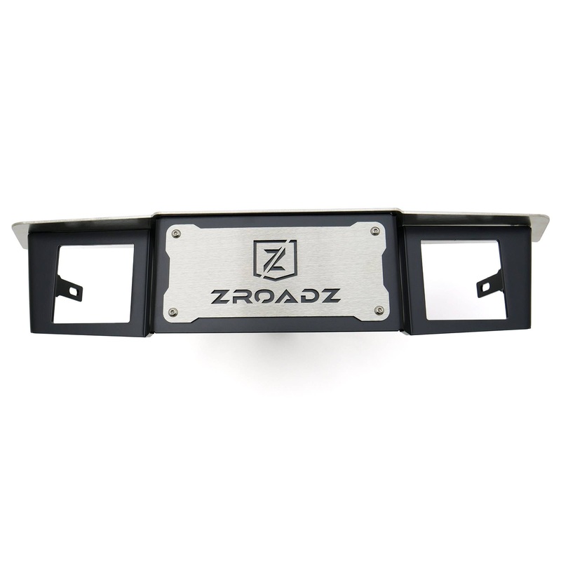ZROADZ Z390010 Black Mild Steel with Stainless Steel Step  Hitch Step LED Bracket