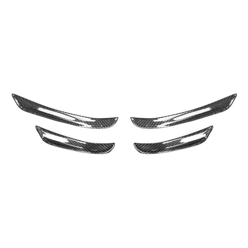 2019-2022 BMW 3-Series Carbon Fiber Front Bumper Canards | G20