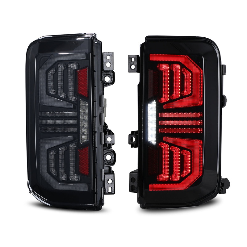For 2021-2025 Ford Bronco 2 Door/4 Door LED Tail Light – Black/ Smoke
