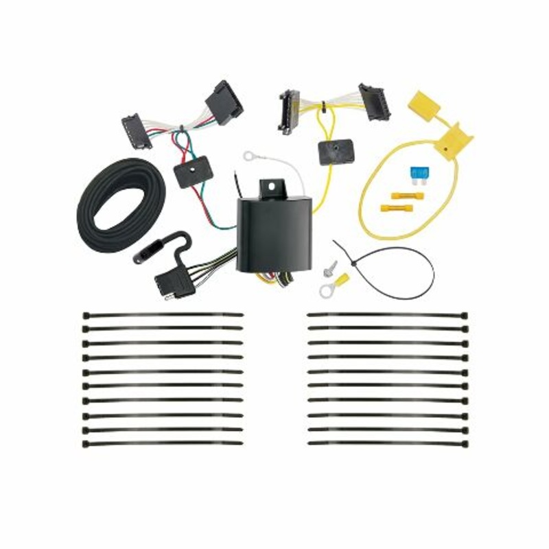 TEKONSHA T-One T-Connector Harness, 4-Way Flat, Compatible with Select Freightliner Sprinter 2500, Sprinter 3500 : Mercedes-Benz Sprinter 2500, Sprinter 3500,Black