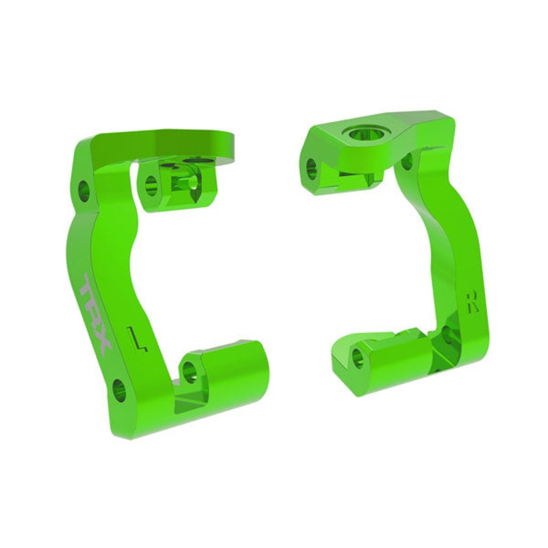 Traxxas Mini Maxx Aluminum Caster Blocks – Green