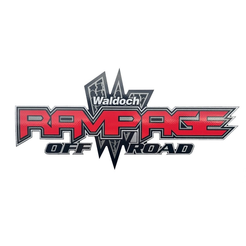 Waldoch Rampage Logo Sticker SHA.160108-01