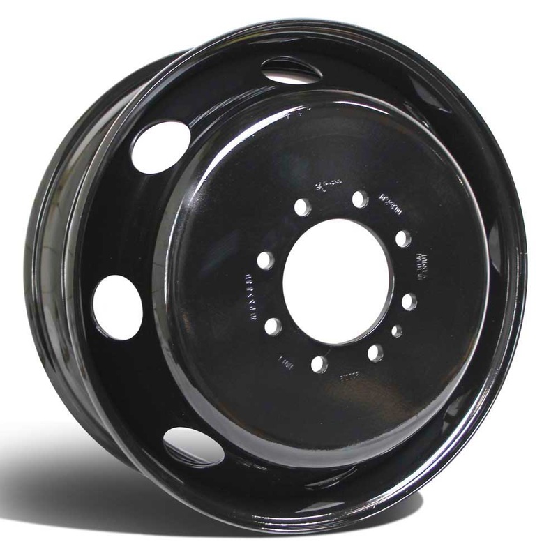 19.5×6.75 8×6.5″ Black Steel (Chevy/GM 3500 DRW 1973-2010)