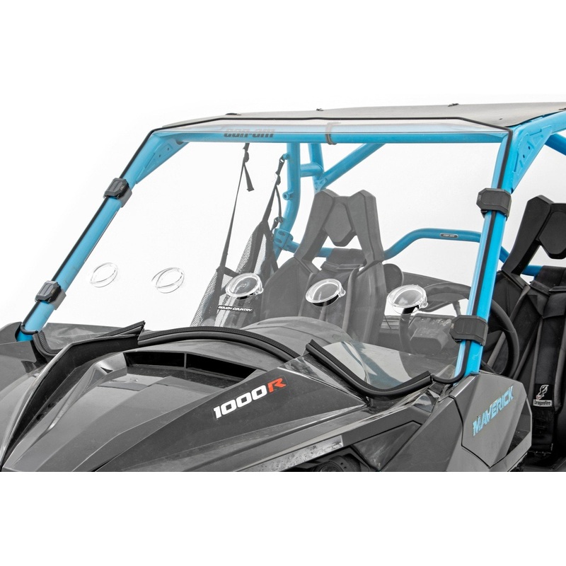 Vented Full Windshield | Scratch Resistant | Can-Am Maverick/Maverick Max/Maverick Turbo