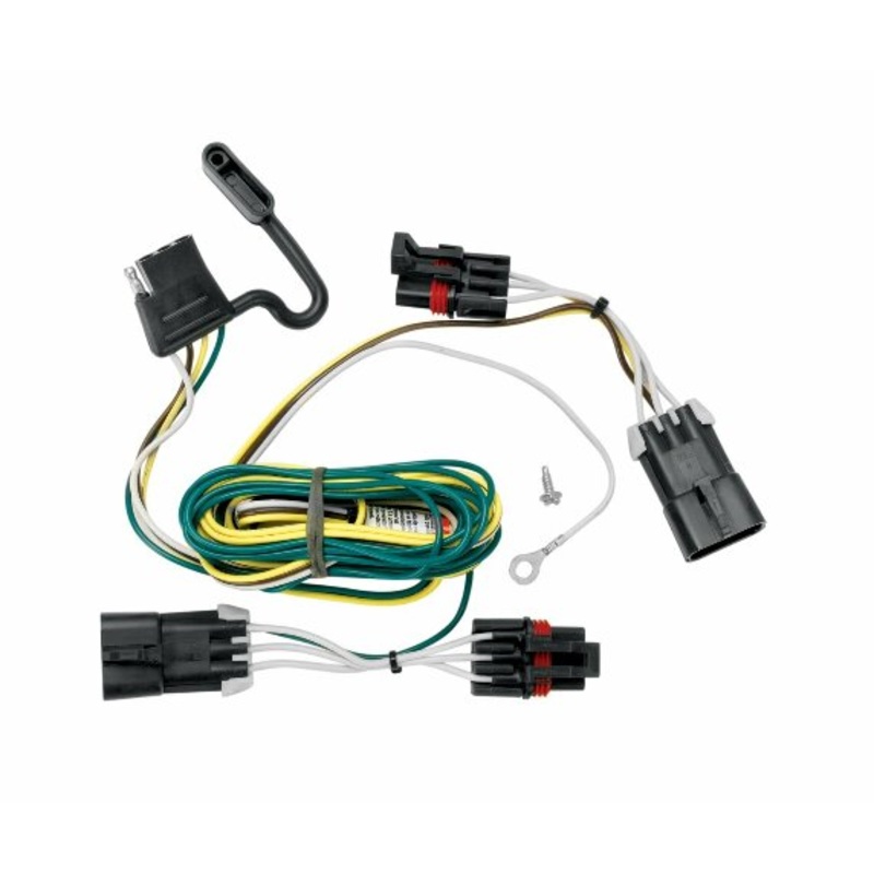 Tekonsha 118407 T-One T-Connector Harness,4-Way Flat, Black
