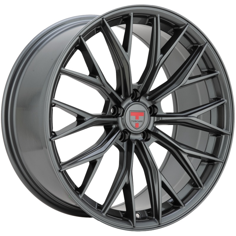 Tuscani 20X9 Wheels 5X114.3 PCD 35mm Offset Gun Metal Rims