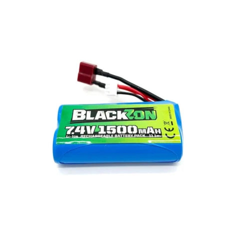 BlackZon Battery Pack (Li-ion 7.4V, 1500mAh), w/T-Plug, Smyter