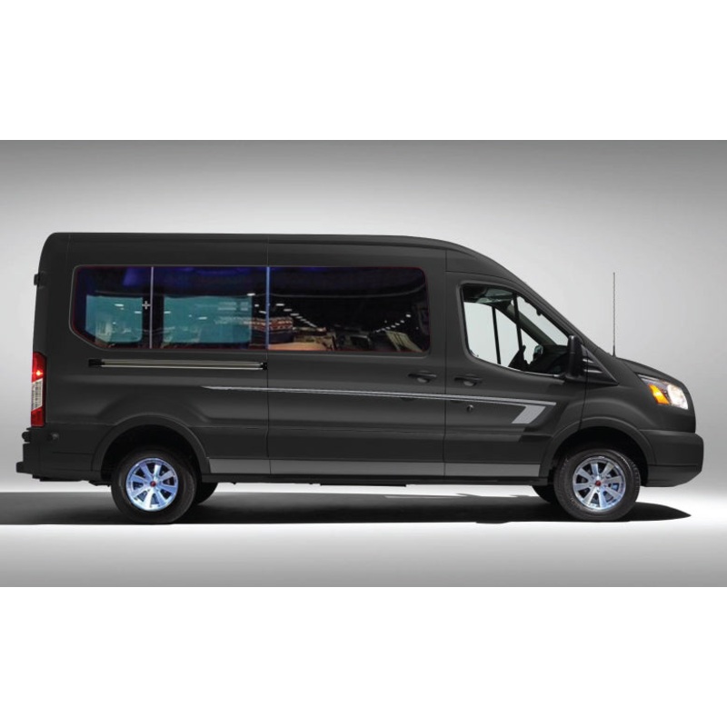 Waldoch 2015+ Ford Transit Graphic Kit Pewter & Black U32492-02