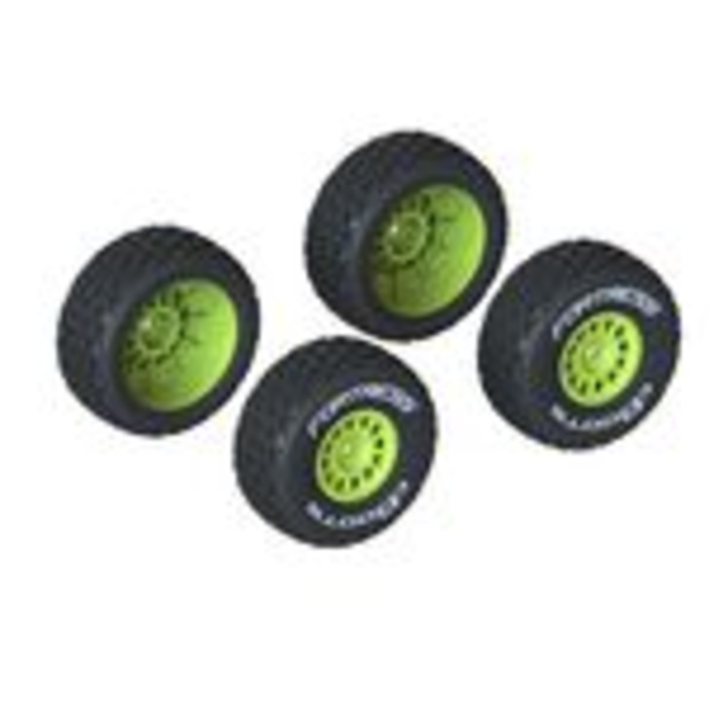 dBoots ‘FORTRESS’ Glued Tire Set, Yellow (2 Pairs)