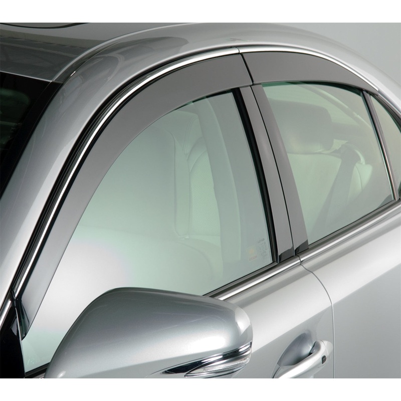 Ventvisor Deflector Smoke w/Chrome Trim Low Profile 4 pc. 794082