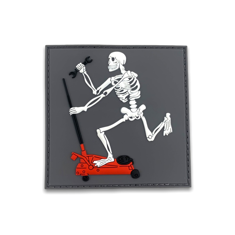 Taco Vinyl Wrenchin Skeli Patch
