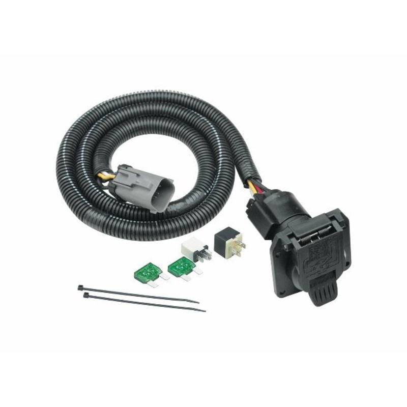 Tekonsha 118243 Tow Harness 7-Way Compatible with  F250 F350 F450 F550 SuperDuty | Easy Installation, Superior Functionality, Plug & Play Connectors, No Cutting or Splicing 2001