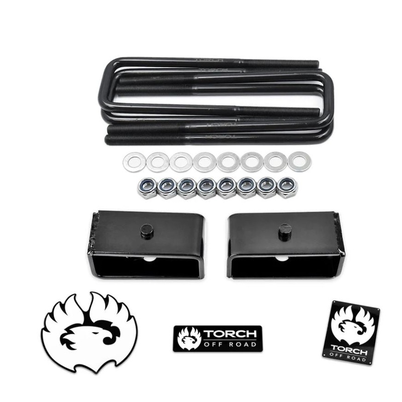 TORCH 1995-2023 Toyota Tacoma 2WD 4WD TRD SR5 Tapered Blocks 2″ Rear Lift Kit