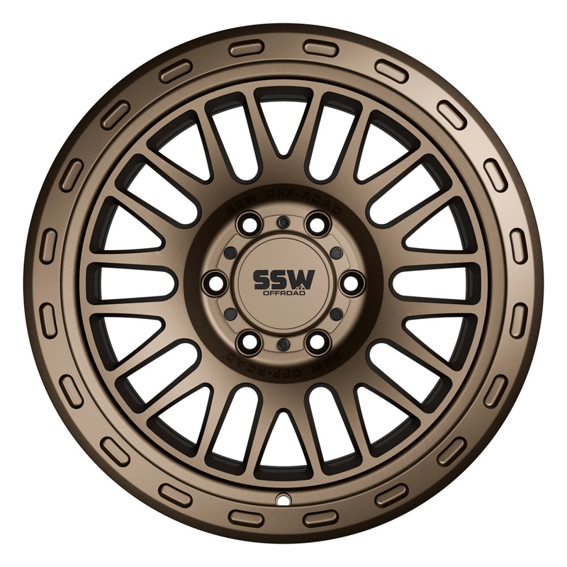 SSW Off-Road Griffon Wheel / Matte Bronze  / 17X9.0 -25