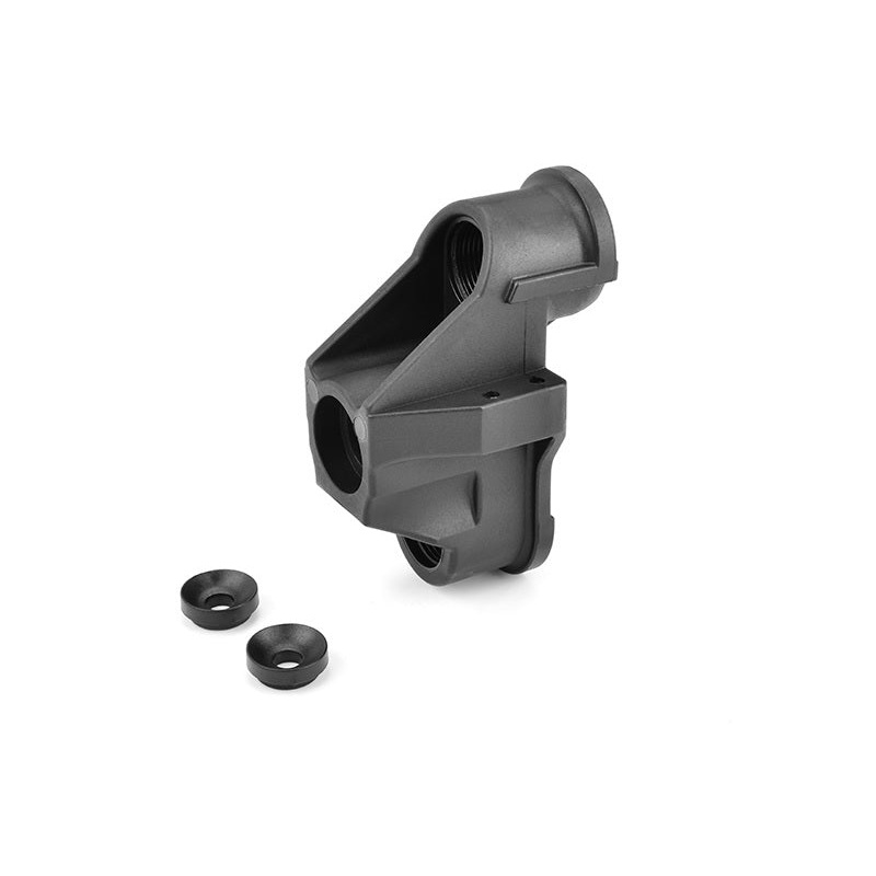 Team Corally HD Steering Block – Wide – Pillow Ball Cup (2) Front