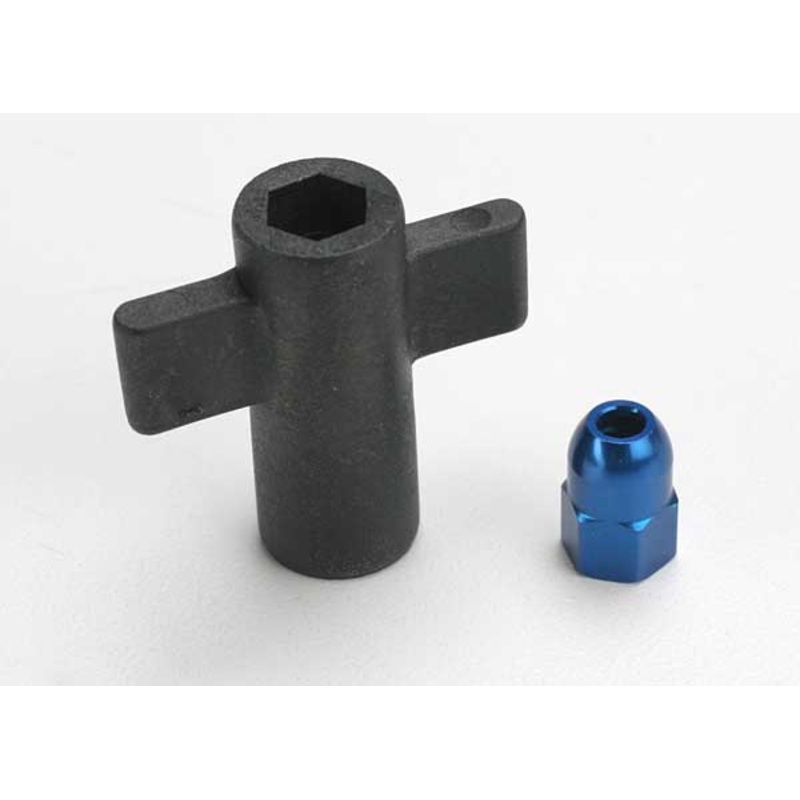 Traxxas Nut Antenna Crimp Nut Blue