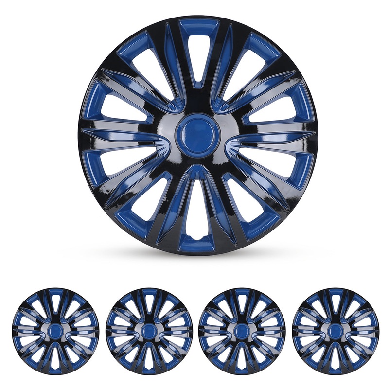 WINJET 17 inch Hubcaps Wheel Covers 5083 – Blue & Black