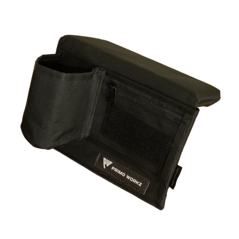 Primo Workz Armrest – with Cupholder – Black Canvas – Passenger Side