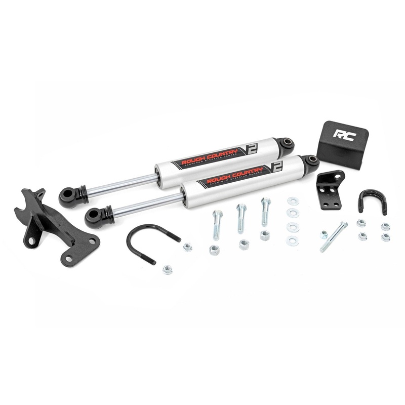 V2 Steering Stabilizer | Dual | 4 Inch Lift | Jeep Grand Cherokee WJ (99-04)