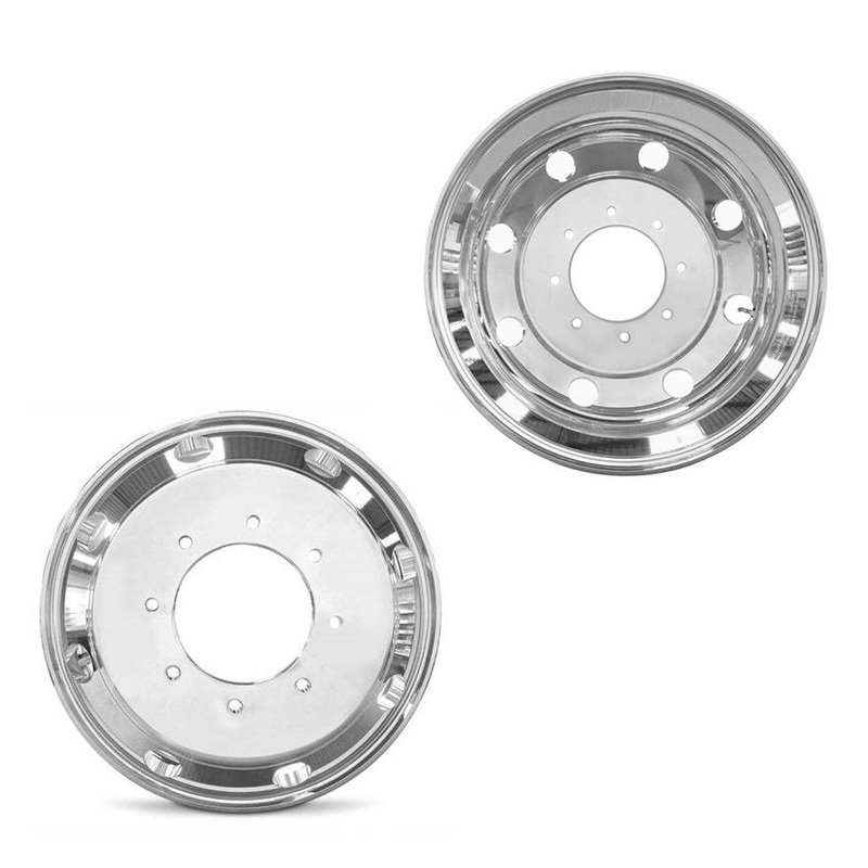 19.5×6 Road Ready RRW-3423 Polished 99-04 FORD DUALLY Wheels 8×225 Pair (Fits Stock Tire Sizing)