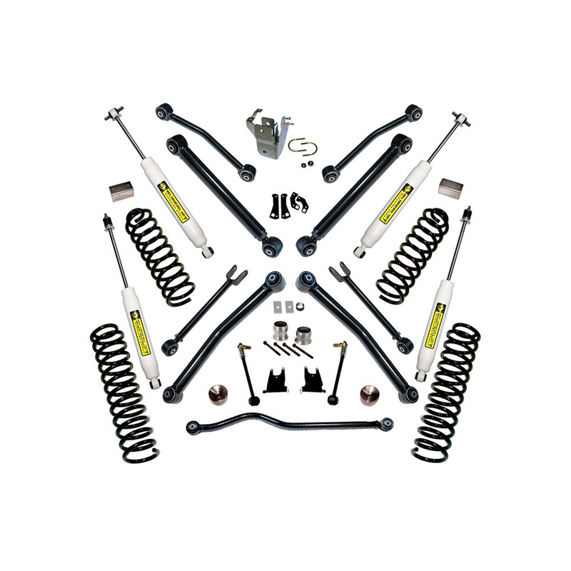 4″ Lift Kit – 07-18 Wrangler JK – 2-door – w/ Reflex Ctrl Arms & SL Shocks K996