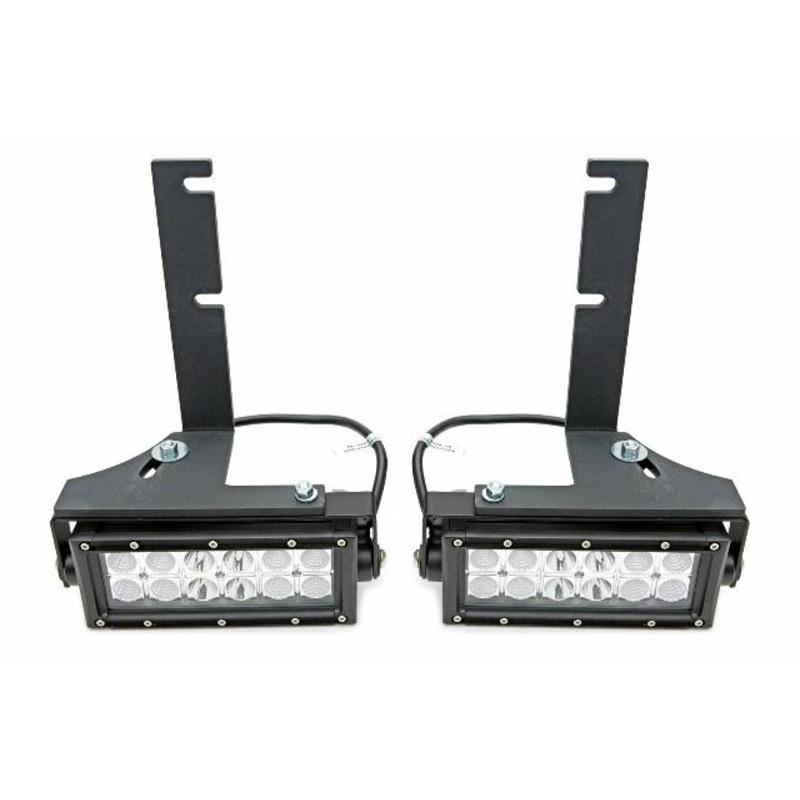 ZROADZ Under Rear Bumper LED Mounting Bracket & Kit – Compatible w/ 2017-2022 Ford F-250, F-350, F-450, F-550 – with (2) 6 Inch ZROADZ LED Lights (Included) with Wiring Harness – PN Z385471-KIT