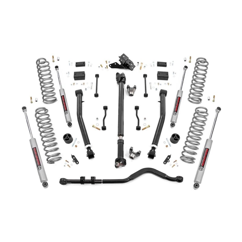 3.5 Inch Lift Kit | Adj LCA | FR D/S | Jeep Wrangler JL 4WD (2024)