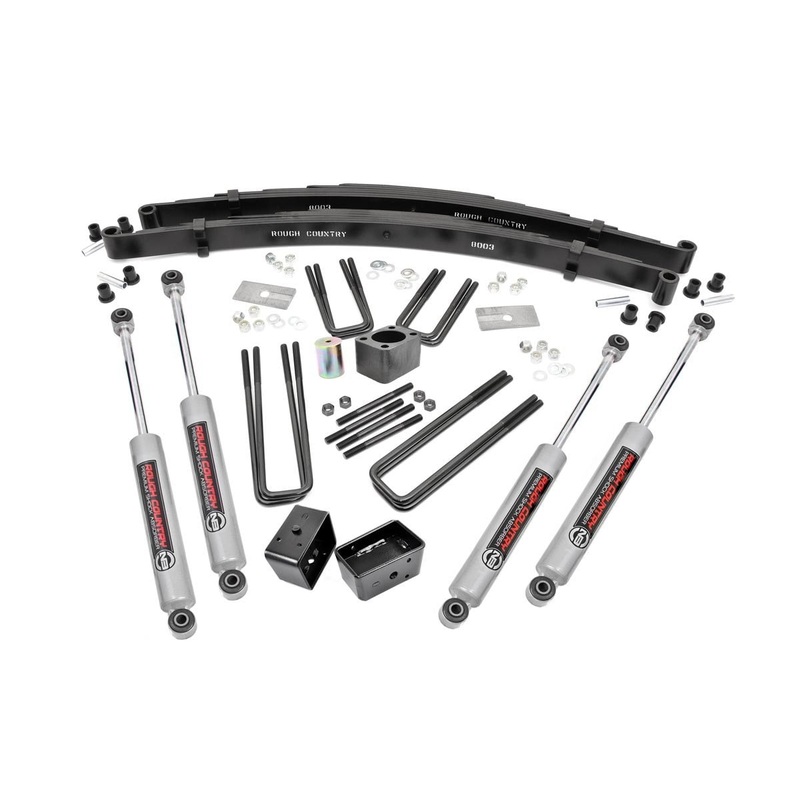 4 Inch Lift Kit | Rear Blocks | Dodge W100 Truck/W200 Truck 4WD (1974-1977)