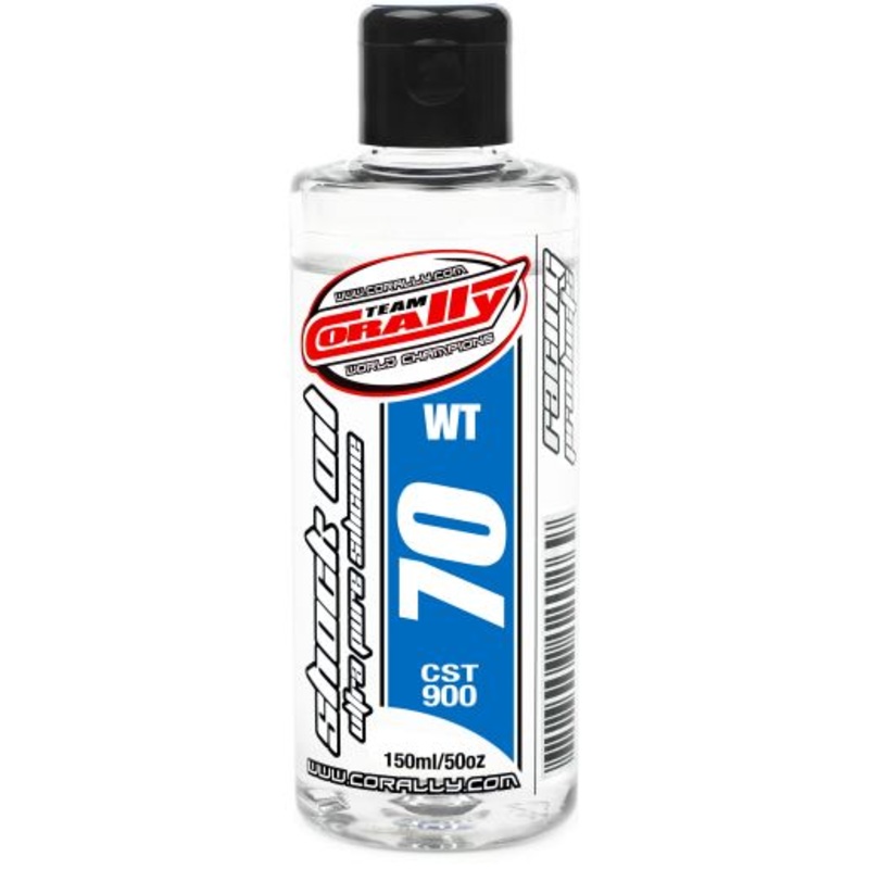 Team Corally Ultra Pure Silicone Shock Oil – 70 WT – 150ml