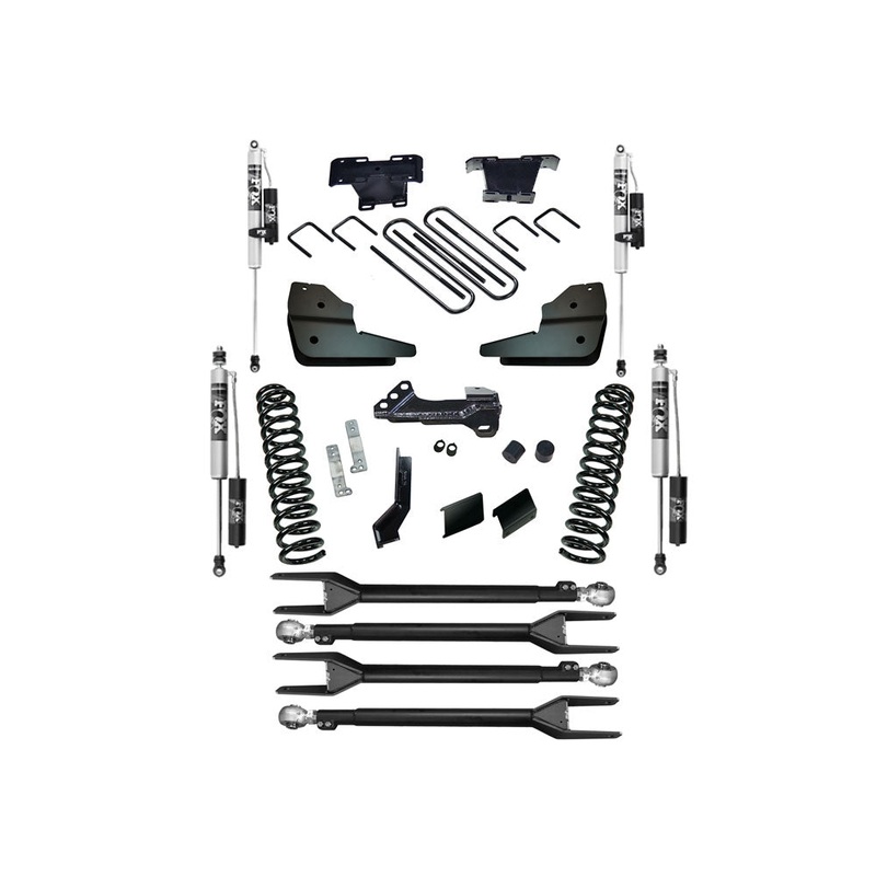 4″ 4-Link Lift Kit – 23-24 F-250/F-350 4WD – Diesel – w/Fox 2.0 Reservoir Shocks K1068FX
