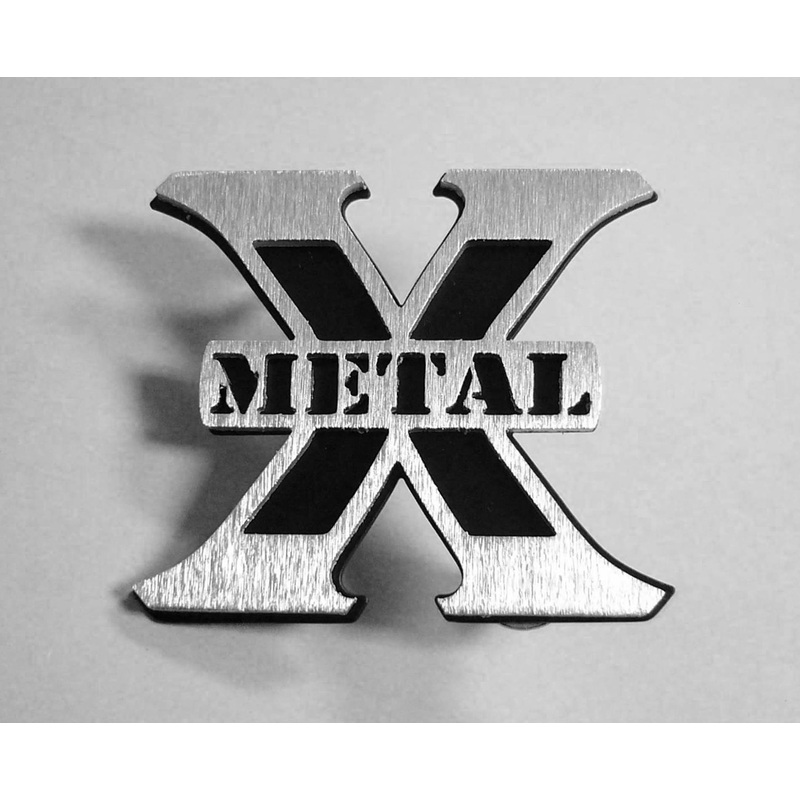 T-REX Grilles 6710011 Brushed Mild Steel Badge Logo