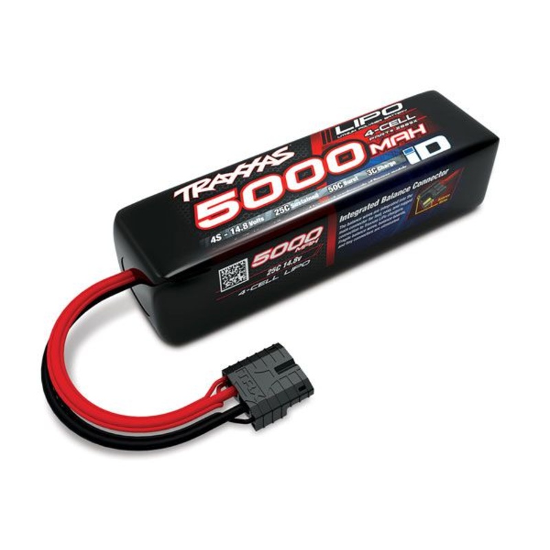 Traxxas 4s lipo 5000mah 14.8v 25c long