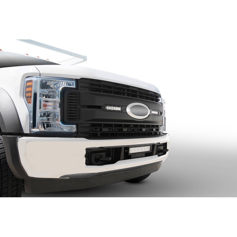 ZROADZ Z415771-KIT Black Mild Steel OEM Grille LED Kit Fits 2017-2019 Ford F-250 XL F-350 XL F-450 XL F-550 XL