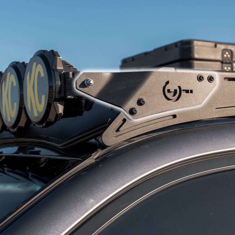 Prinsu Front-Facing Light Bar Brackets for KC Light Pods