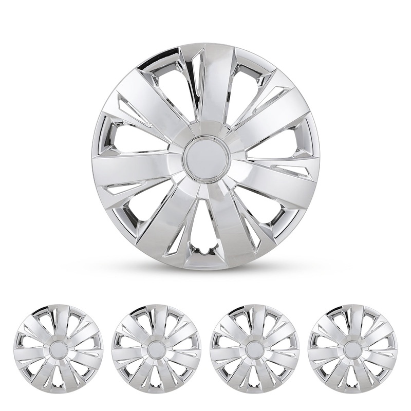 WINJET 16 inch Hubcaps Wheel Covers 5077 – Chrome